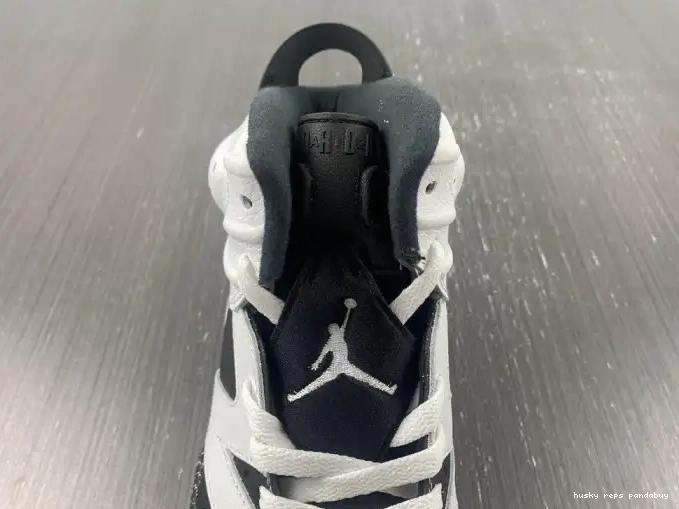 Rep Husky Retro 6 384664-101 Oreo Jordan 0428